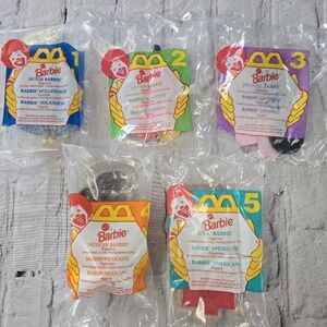 Barbies Of The World McDonald's Happy Meal Toys Set 1996